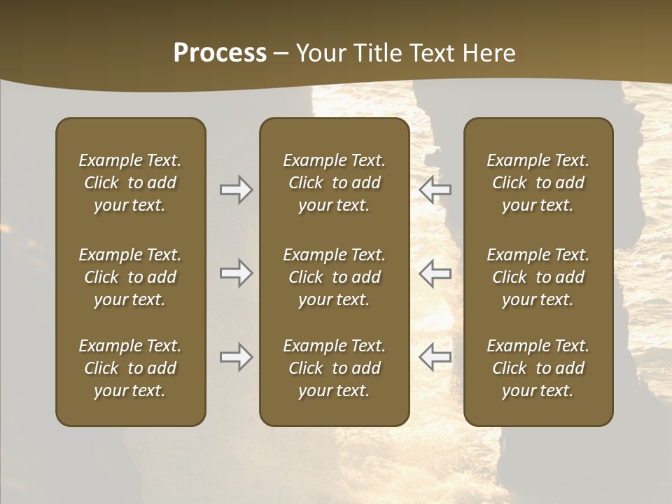 Craters Hawaiian Mound PowerPoint Template
