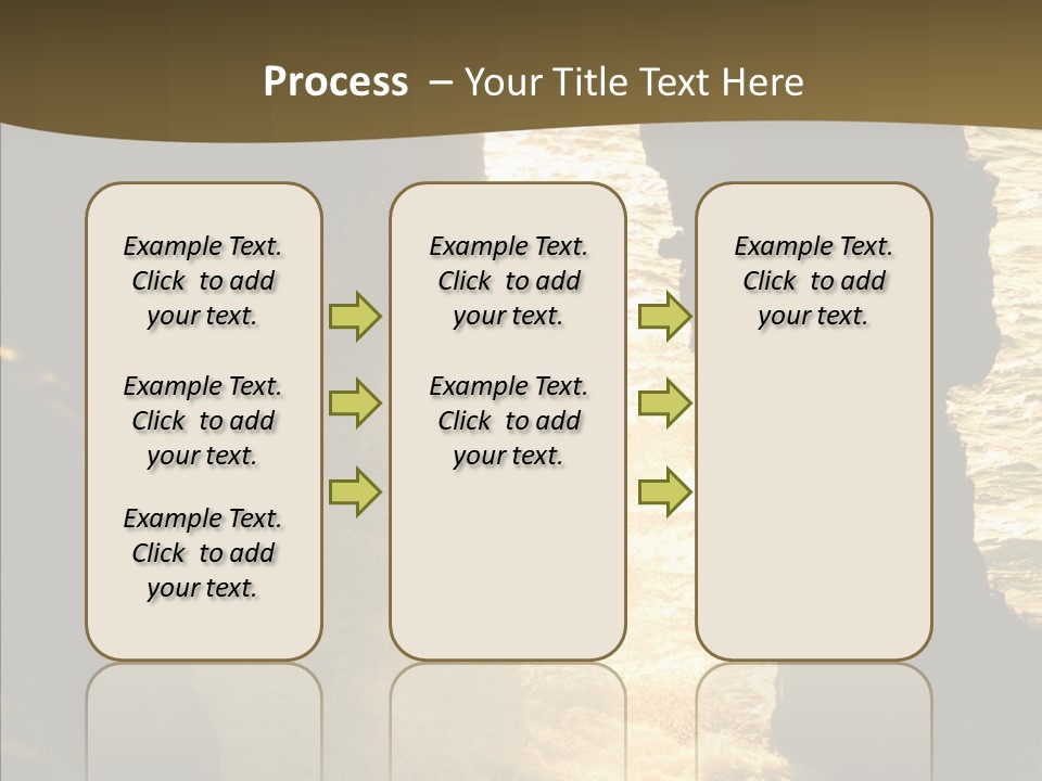 Craters Hawaiian Mound PowerPoint Template