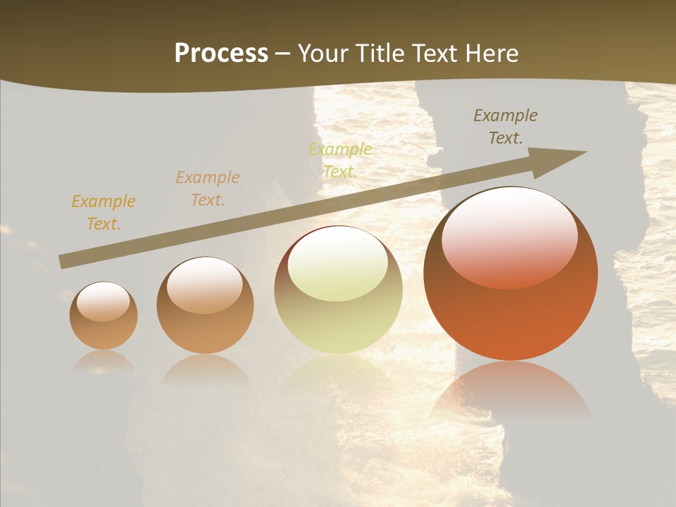 Craters Hawaiian Mound PowerPoint Template