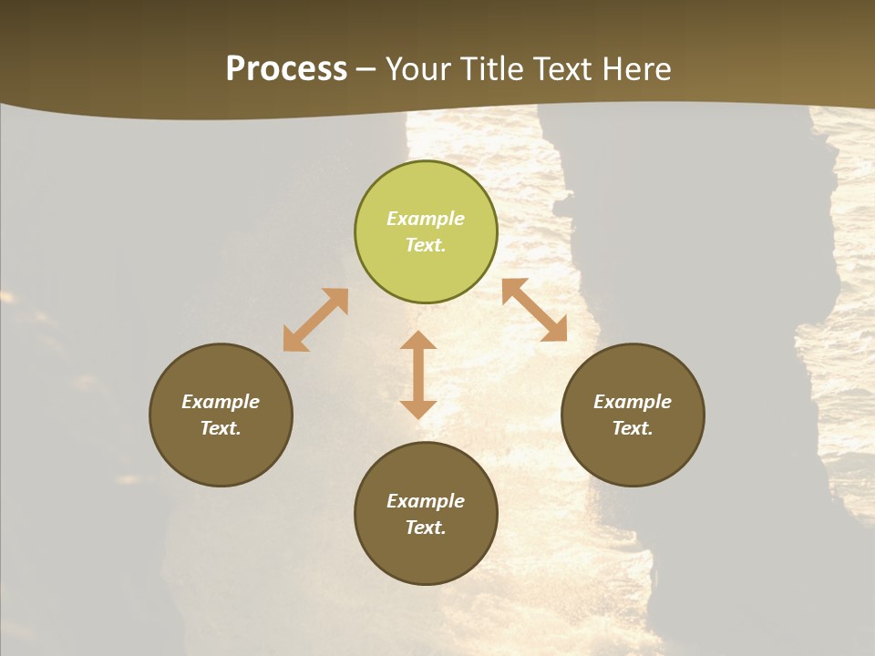 Craters Hawaiian Mound PowerPoint Template