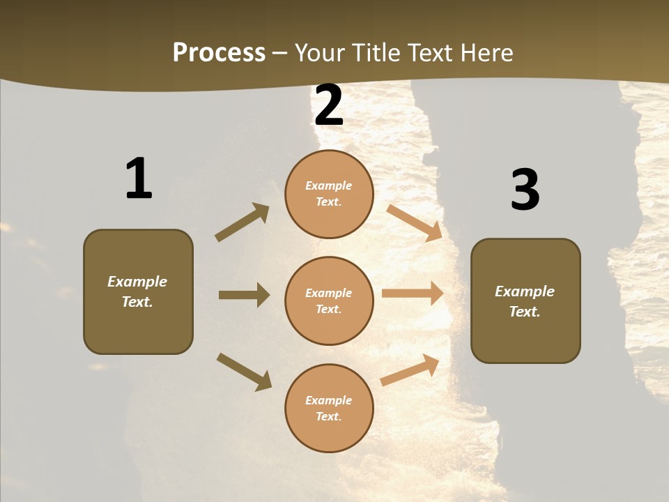 Craters Hawaiian Mound PowerPoint Template