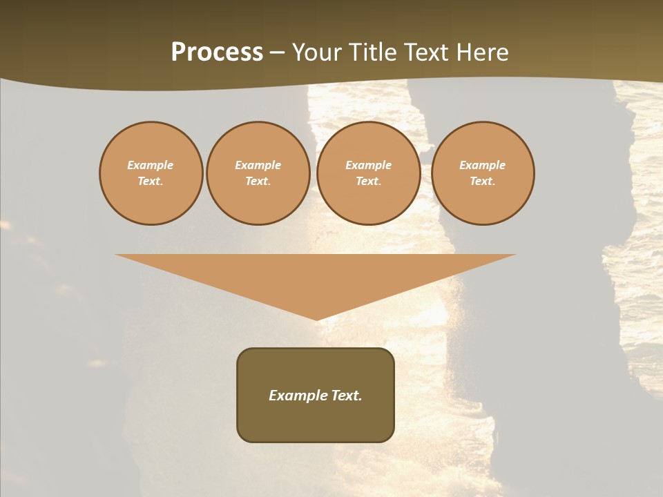 Craters Hawaiian Mound PowerPoint Template