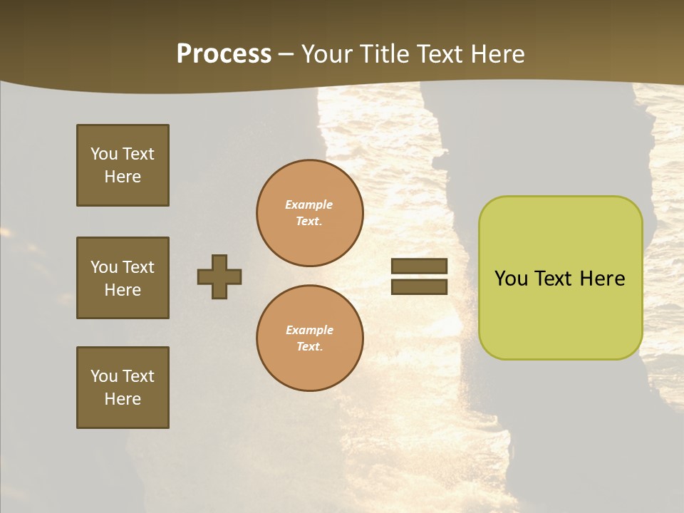 Craters Hawaiian Mound PowerPoint Template