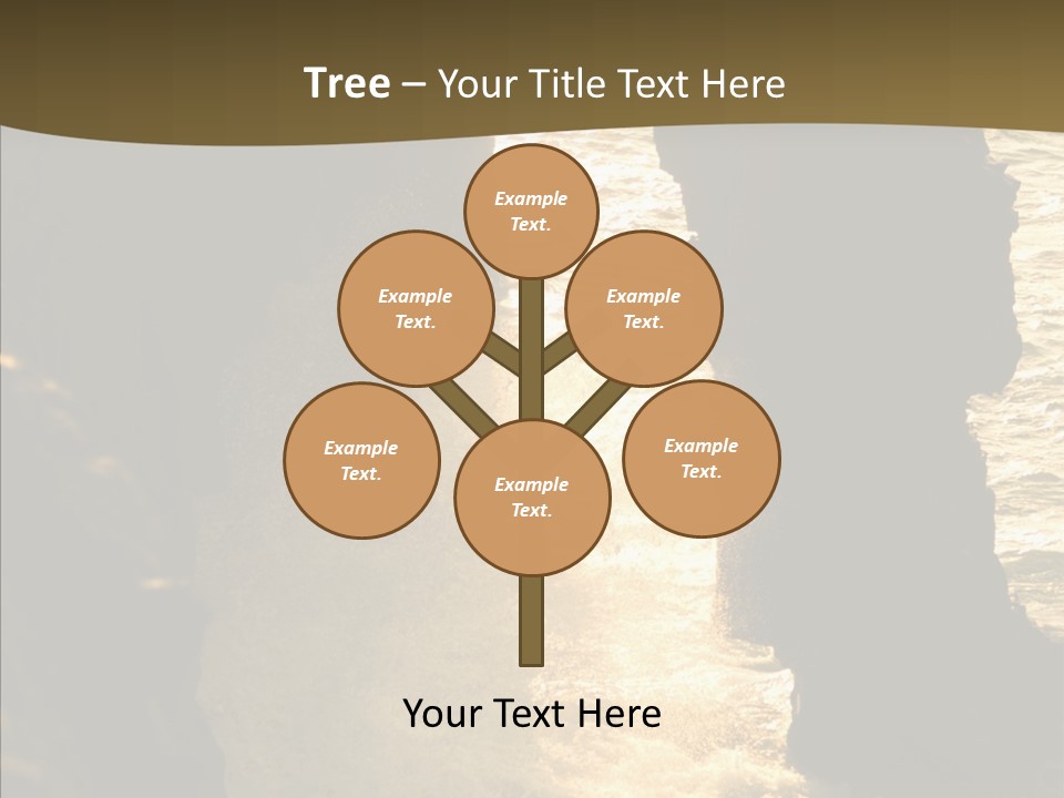 Craters Hawaiian Mound PowerPoint Template