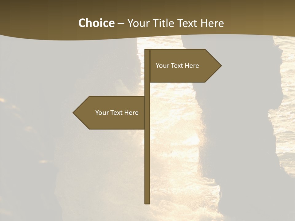 Craters Hawaiian Mound PowerPoint Template