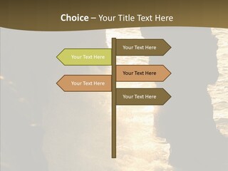 Craters Hawaiian Mound PowerPoint Template