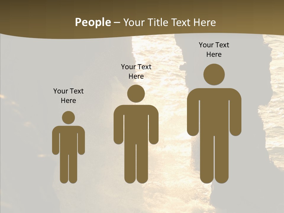 Craters Hawaiian Mound PowerPoint Template