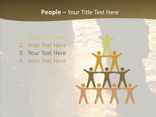 Craters Hawaiian Mound PowerPoint Template