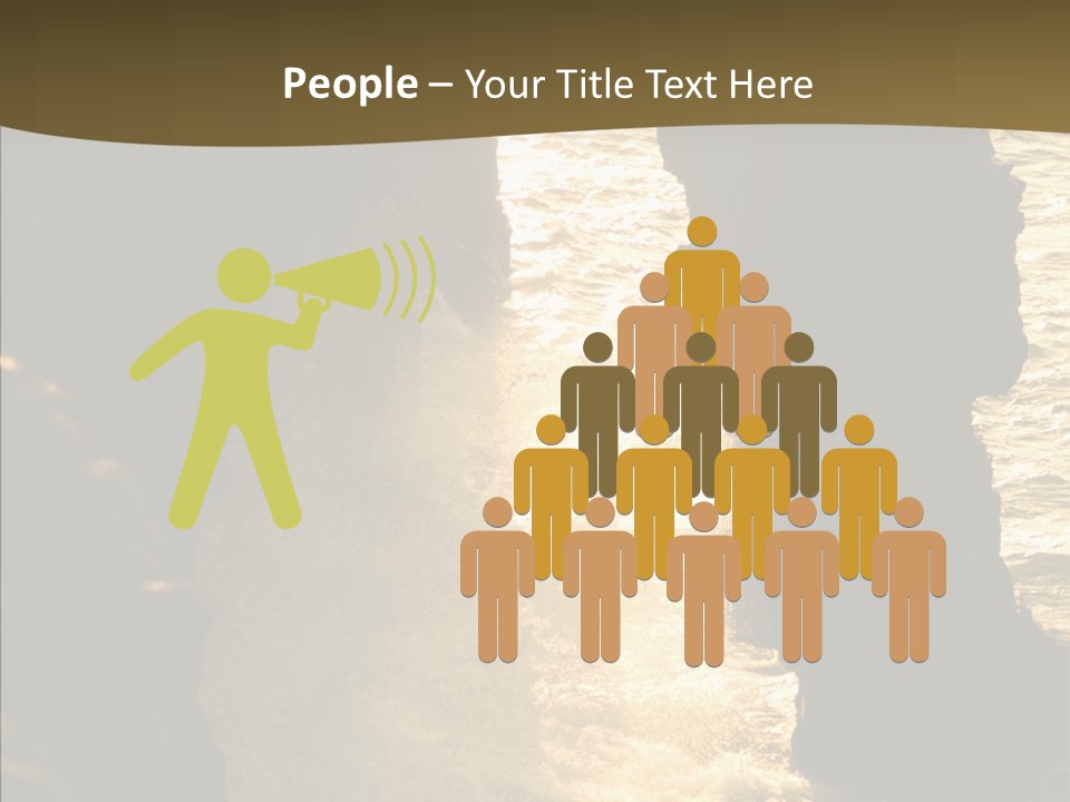 Craters Hawaiian Mound PowerPoint Template