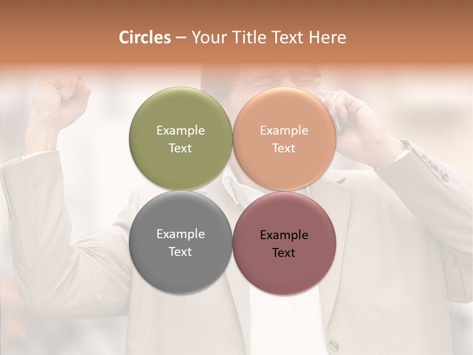 Human Group Figure PowerPoint Template