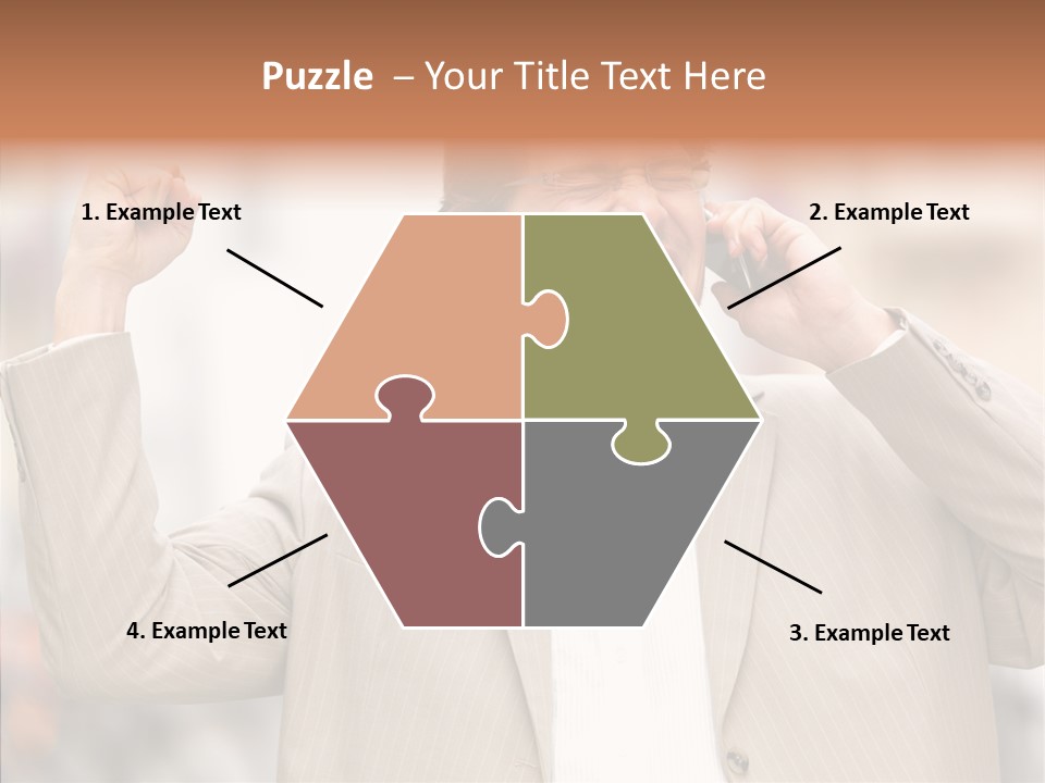 Human Group Figure PowerPoint Template