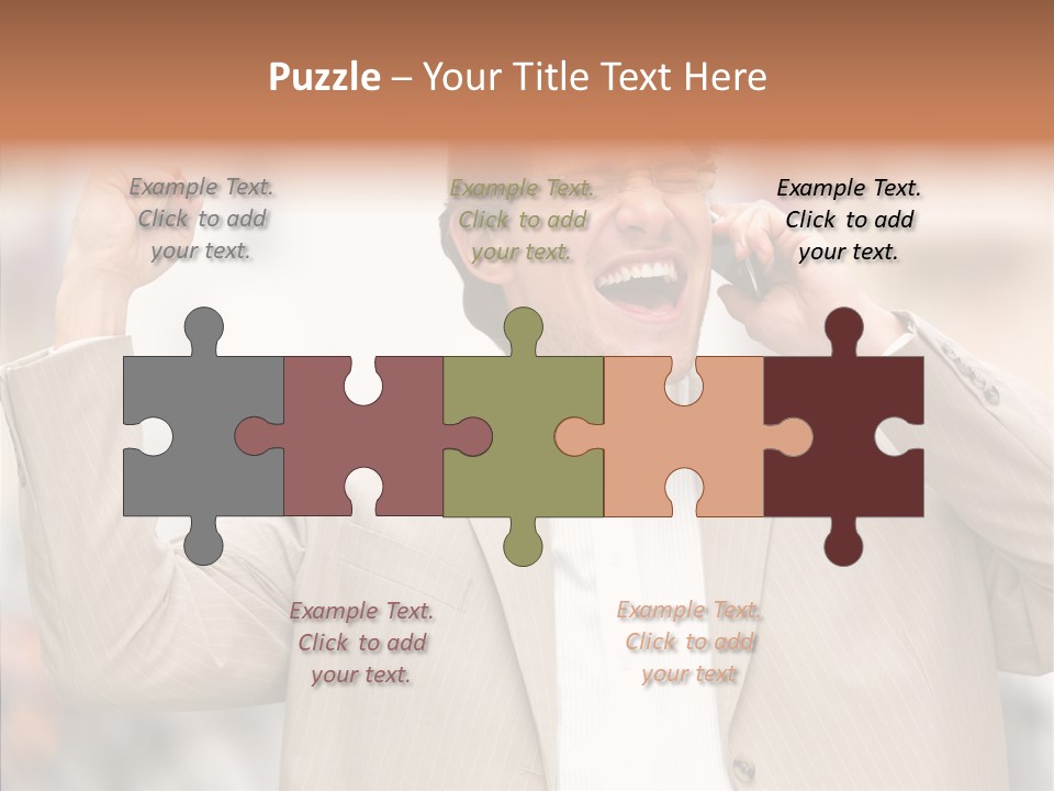 Human Group Figure PowerPoint Template