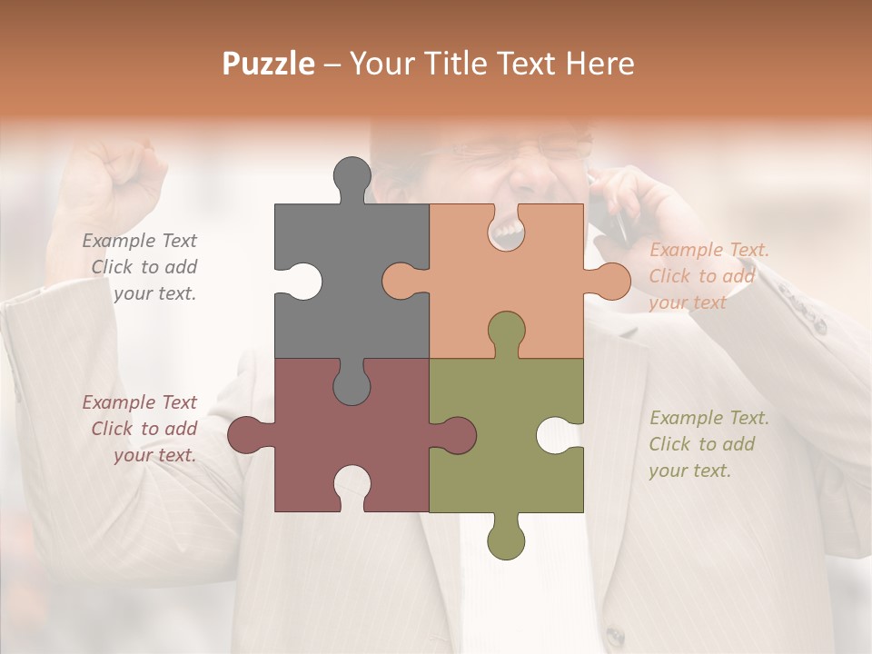 Human Group Figure PowerPoint Template