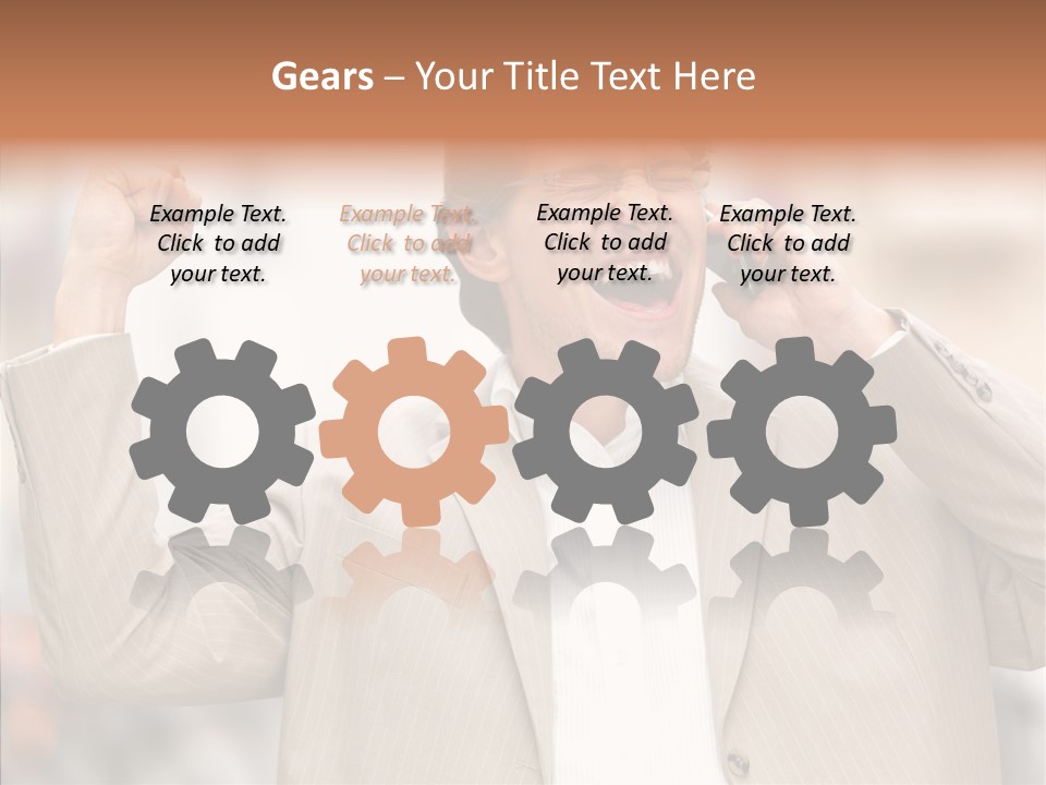 Human Group Figure PowerPoint Template