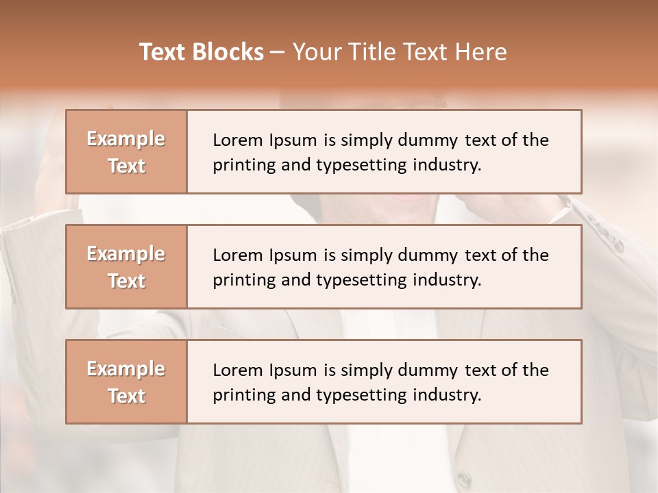 Human Group Figure PowerPoint Template