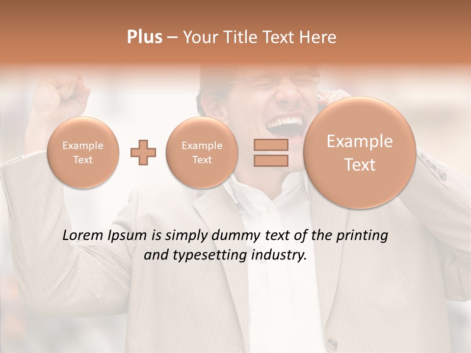 Human Group Figure PowerPoint Template