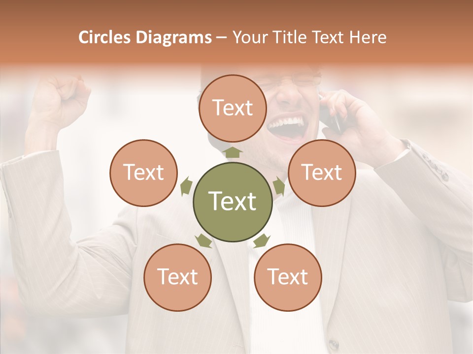 Human Group Figure PowerPoint Template