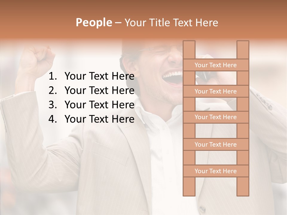 Human Group Figure PowerPoint Template