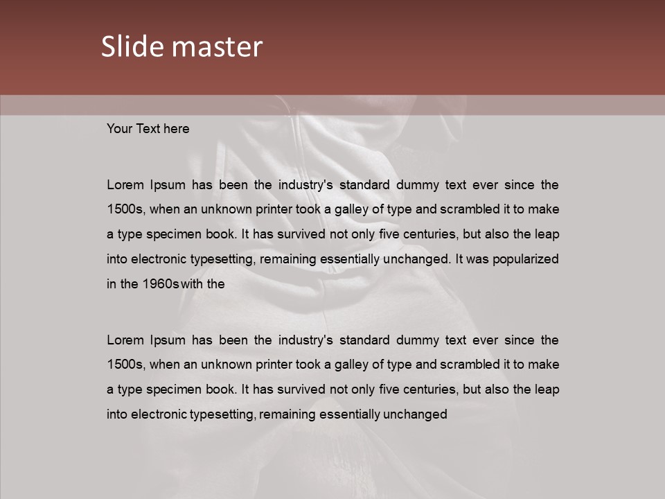 Teenager  Rapper PowerPoint Template