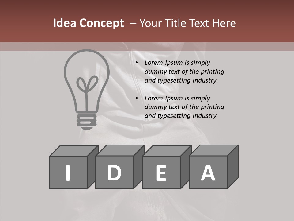 Teenager  Rapper PowerPoint Template