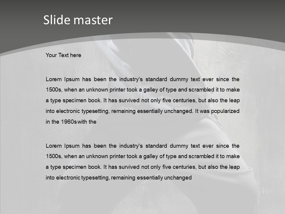 Performance Break Dance Boy PowerPoint Template