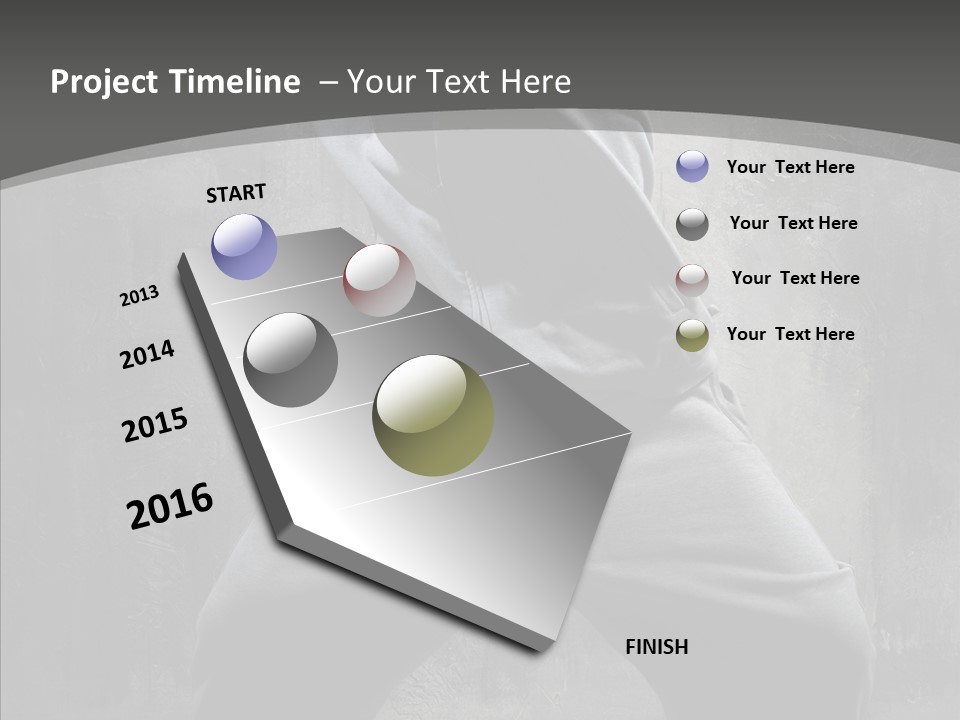 Performance Break Dance Boy PowerPoint Template