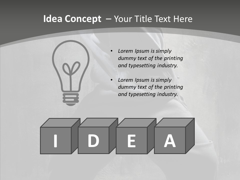 Performance Break Dance Boy PowerPoint Template