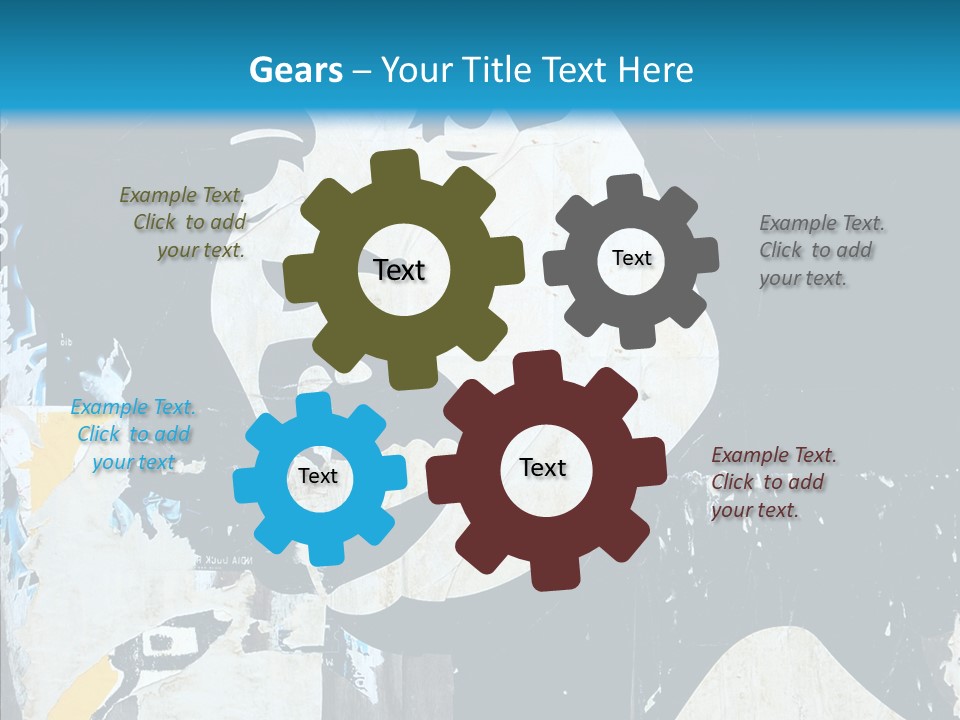 Advertisement Angela Caricature PowerPoint Template