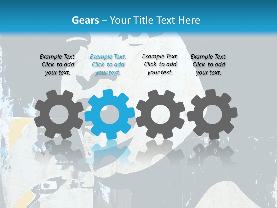 Advertisement Angela Caricature PowerPoint Template