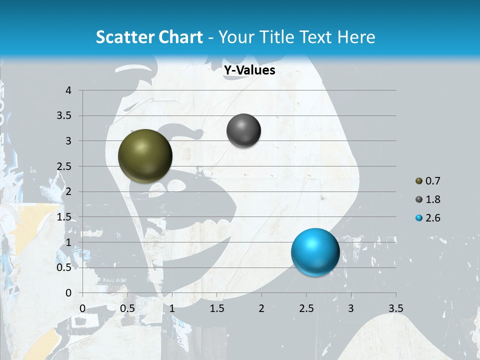 Advertisement Angela Caricature PowerPoint Template