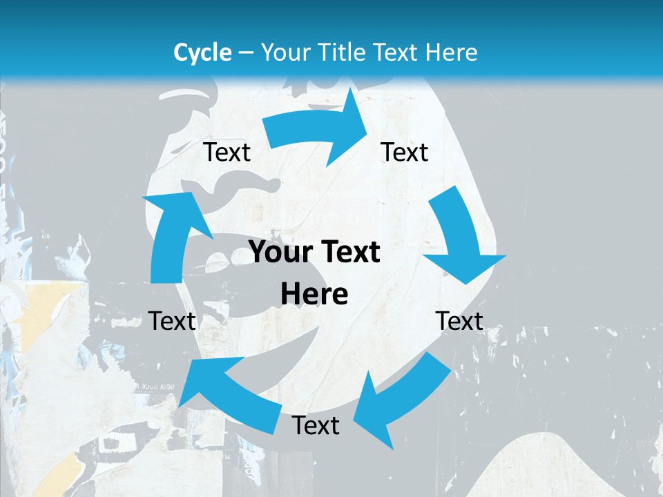 Advertisement Angela Caricature PowerPoint Template