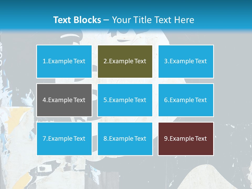 Advertisement Angela Caricature PowerPoint Template