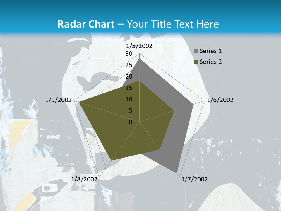 Advertisement Angela Caricature PowerPoint Template