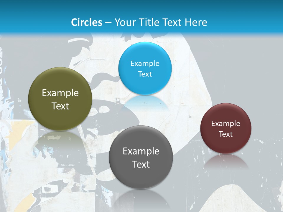 Advertisement Angela Caricature PowerPoint Template