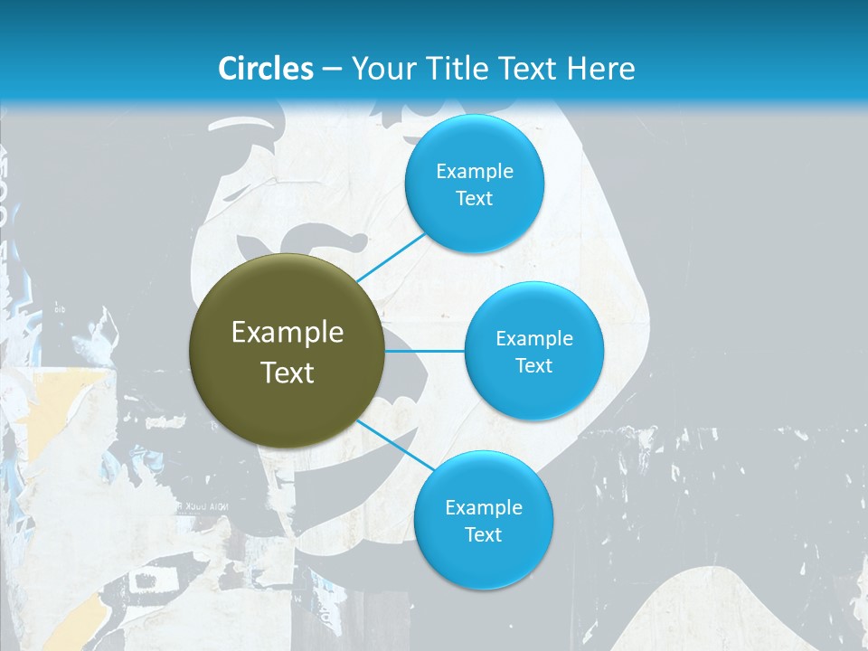 Advertisement Angela Caricature PowerPoint Template