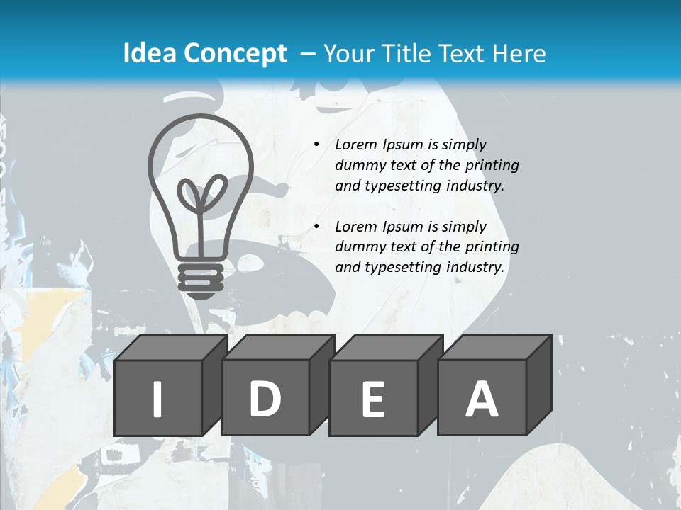 Advertisement Angela Caricature PowerPoint Template