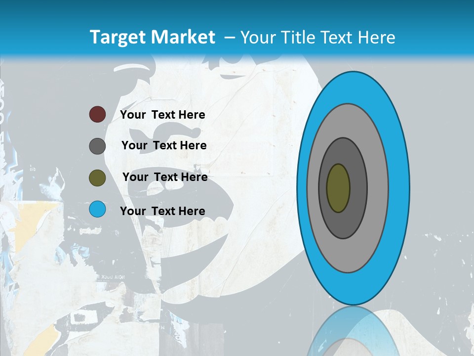 Advertisement Angela Caricature PowerPoint Template