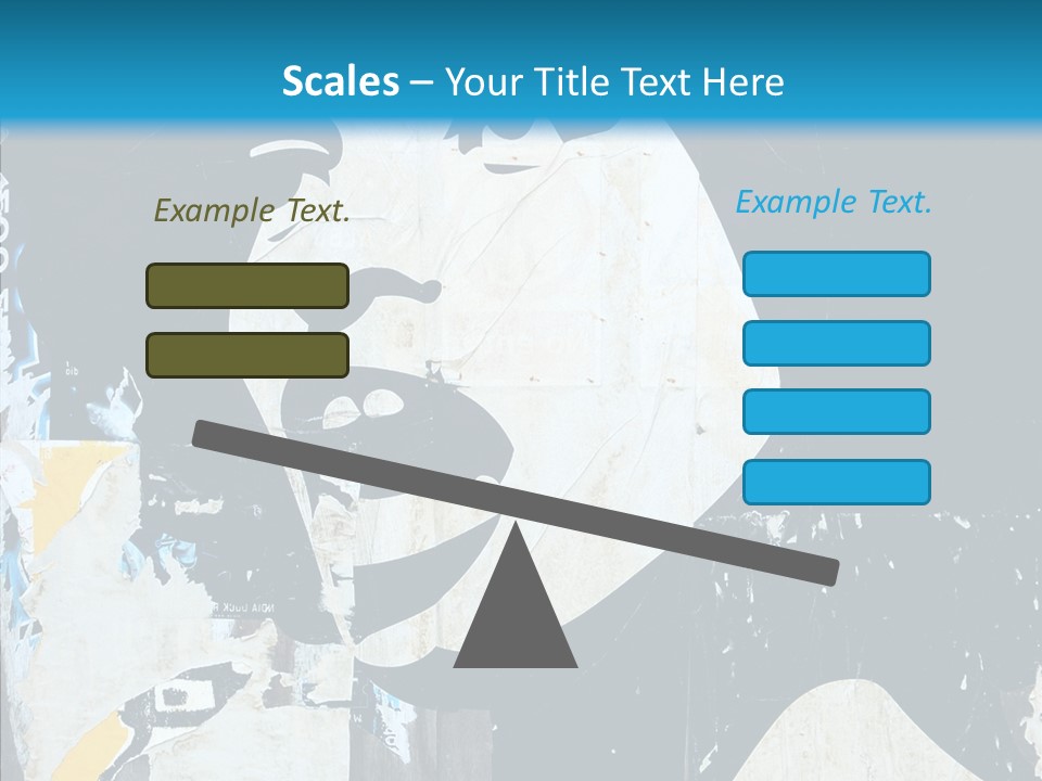 Advertisement Angela Caricature PowerPoint Template