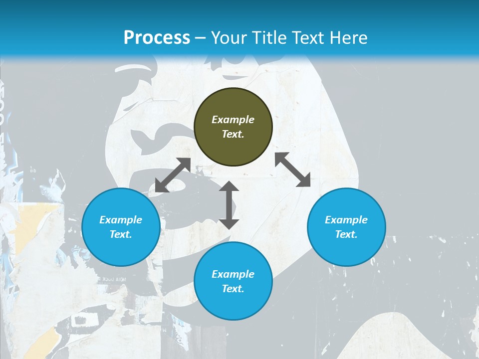 Advertisement Angela Caricature PowerPoint Template