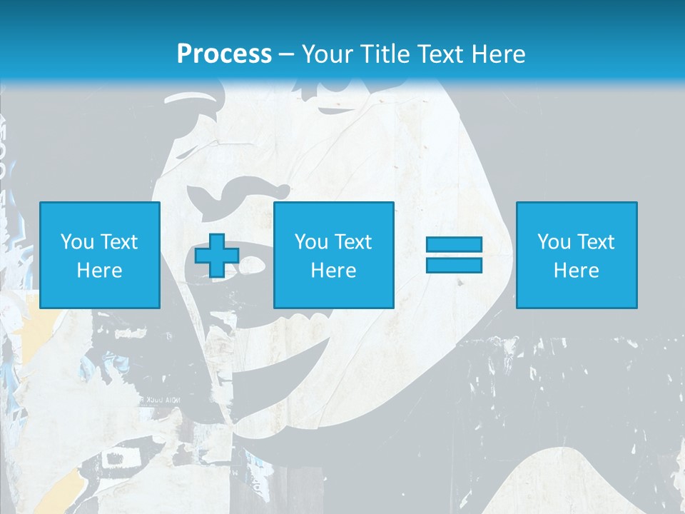 Advertisement Angela Caricature PowerPoint Template