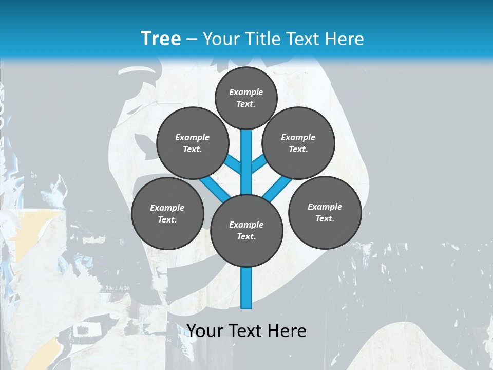 Advertisement Angela Caricature PowerPoint Template