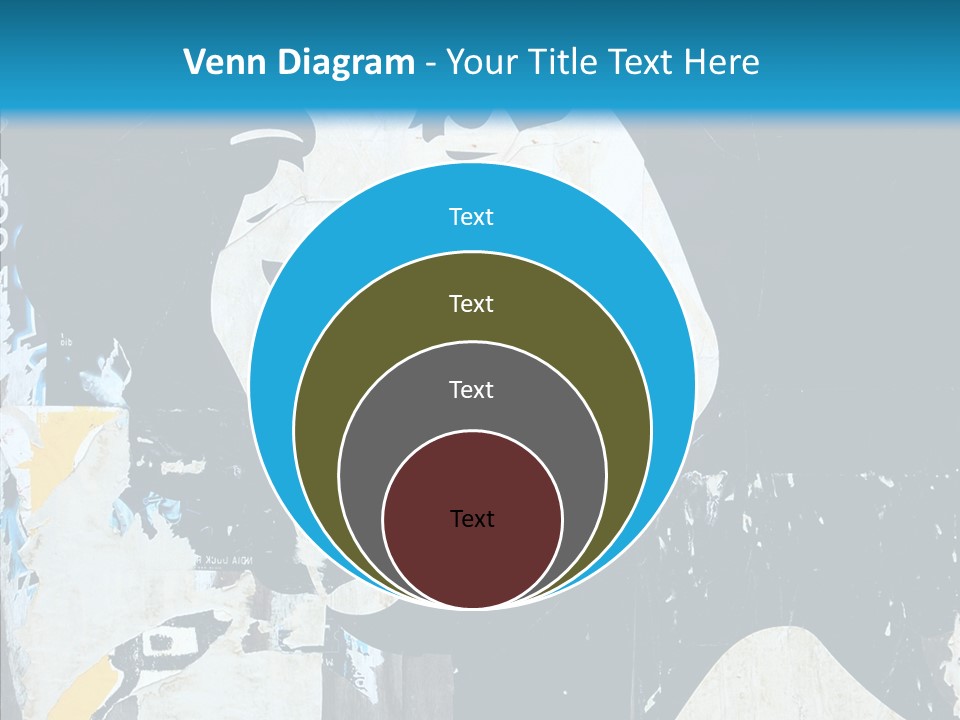 Advertisement Angela Caricature PowerPoint Template