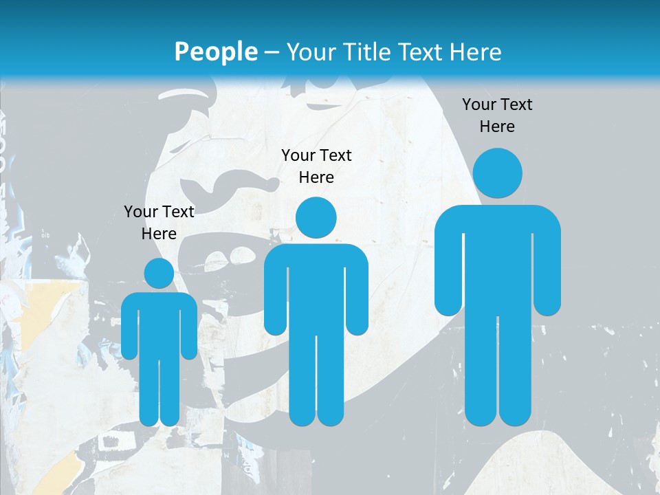 Advertisement Angela Caricature PowerPoint Template