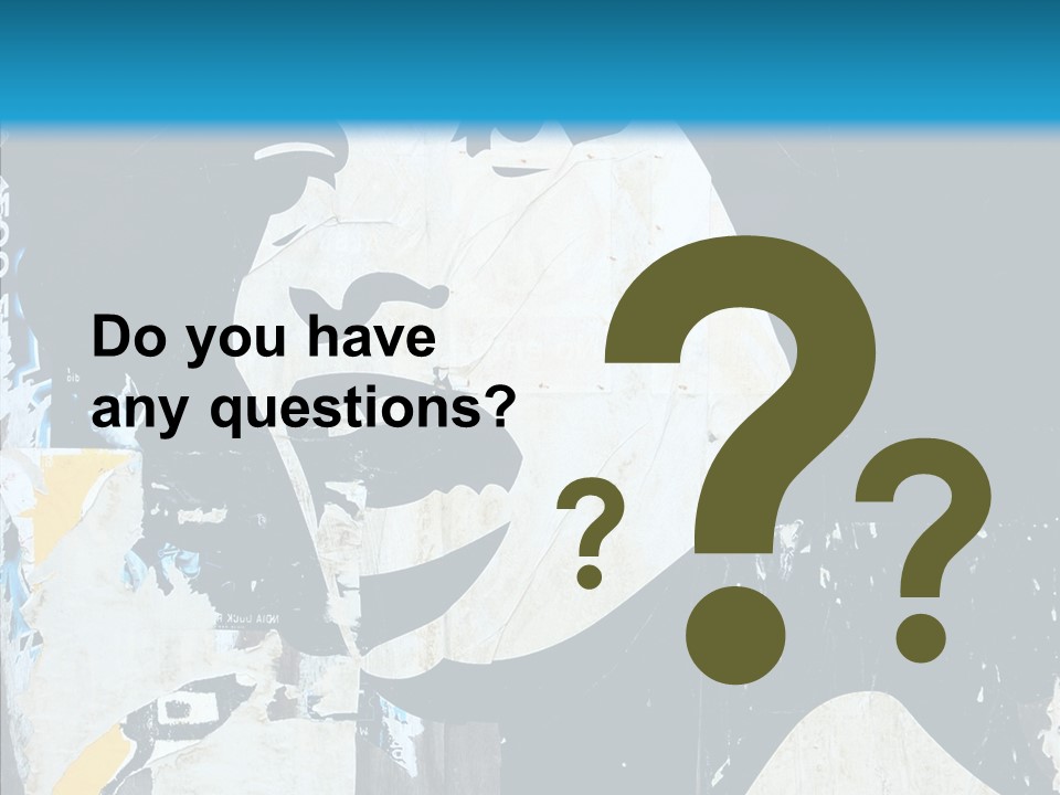 Advertisement Angela Caricature PowerPoint Template