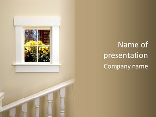 Styles Window Room PowerPoint Template