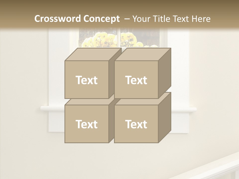 Styles Window Room PowerPoint Template