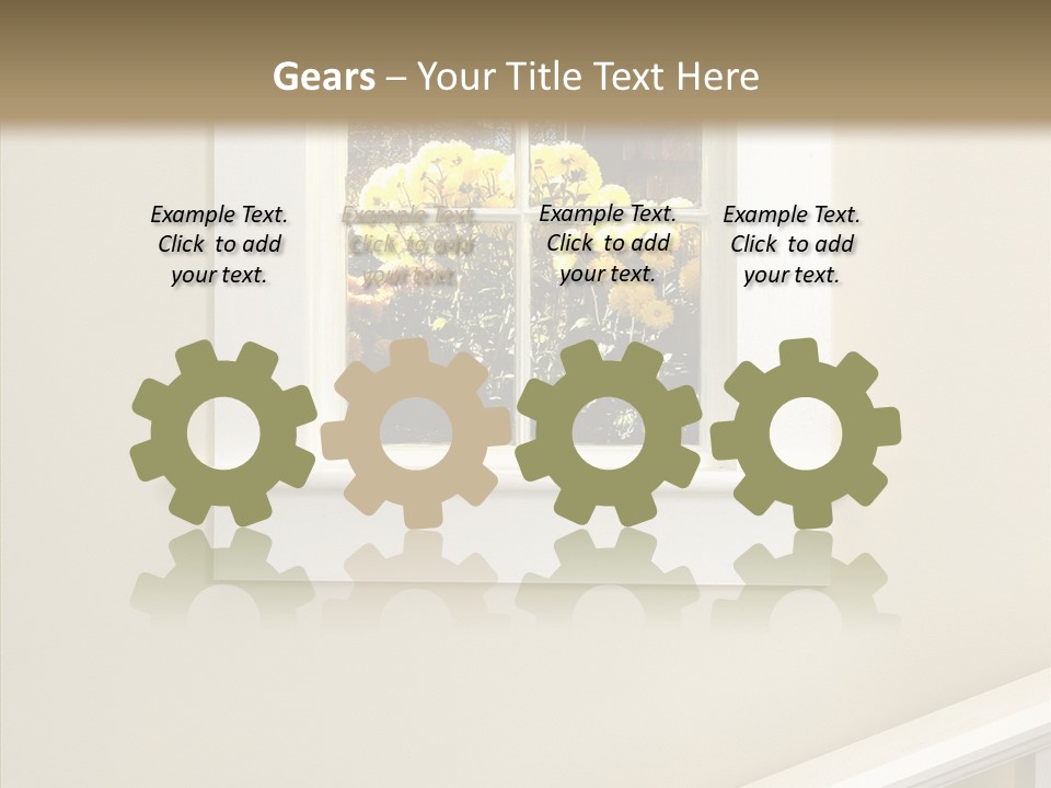 Styles Window Room PowerPoint Template