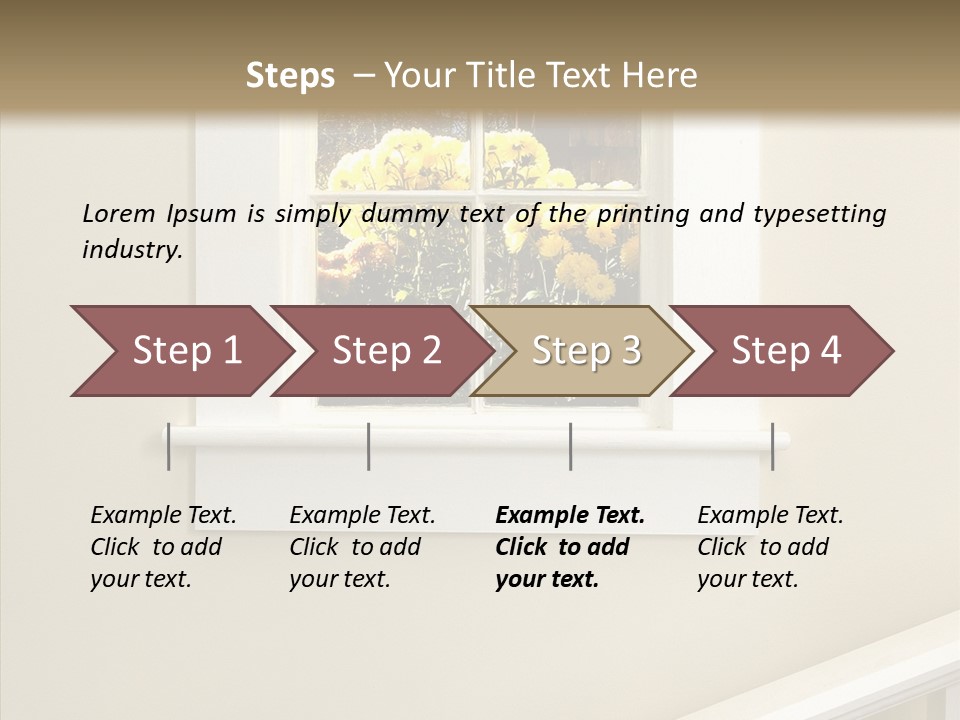 Styles Window Room PowerPoint Template