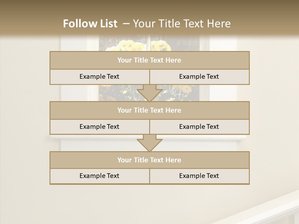 Styles Window Room PowerPoint Template