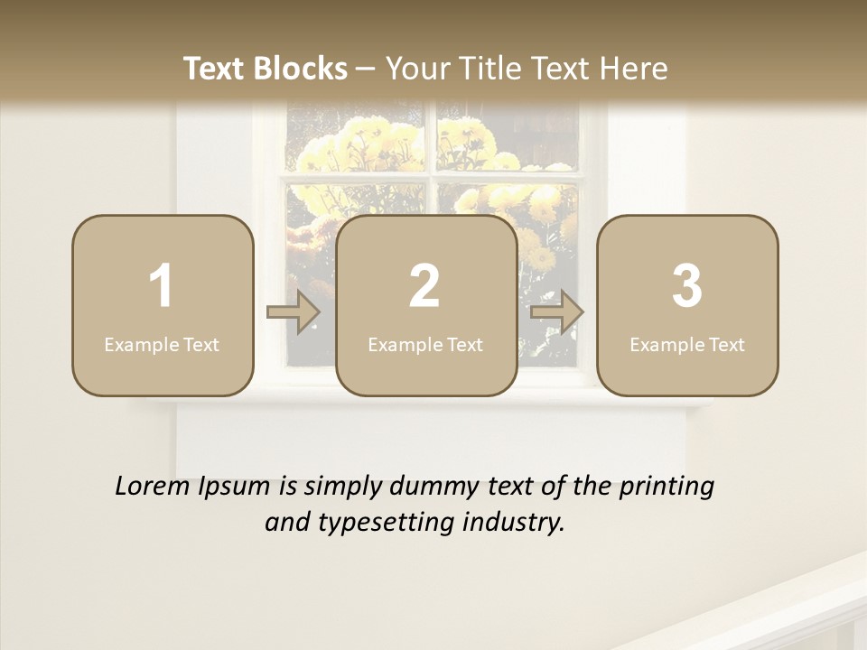 Styles Window Room PowerPoint Template